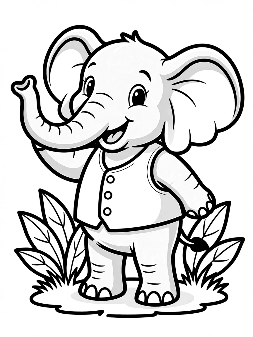 An elephant standing on its hind legs.