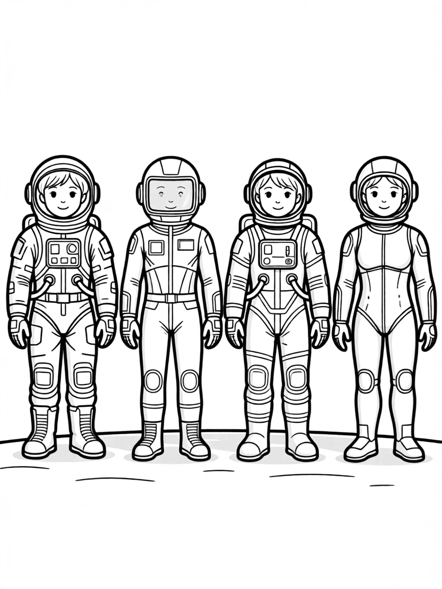 The development of space suits through the decades