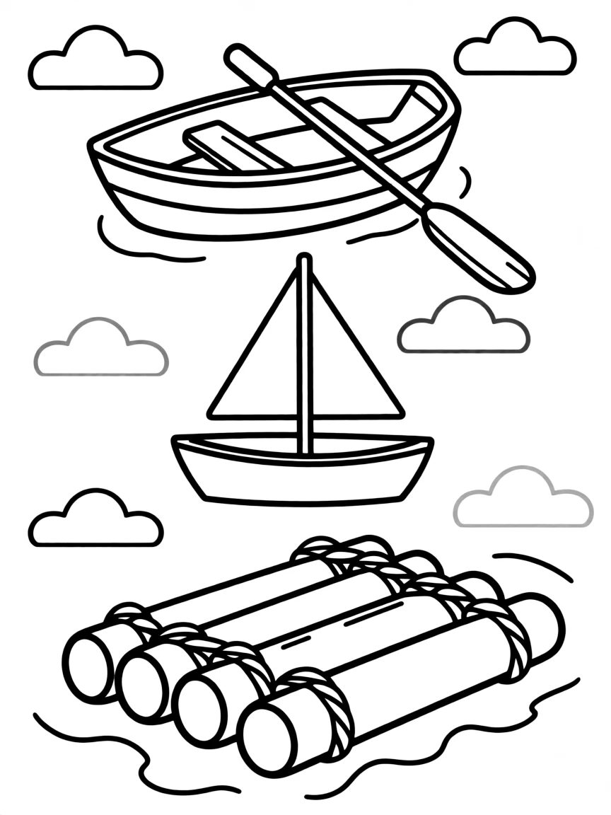 Simple boat designs children could build themselves