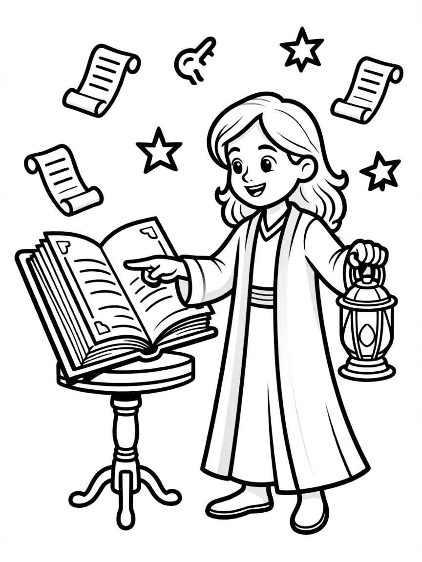 Teacher djinn teaching proper wish-making techniques