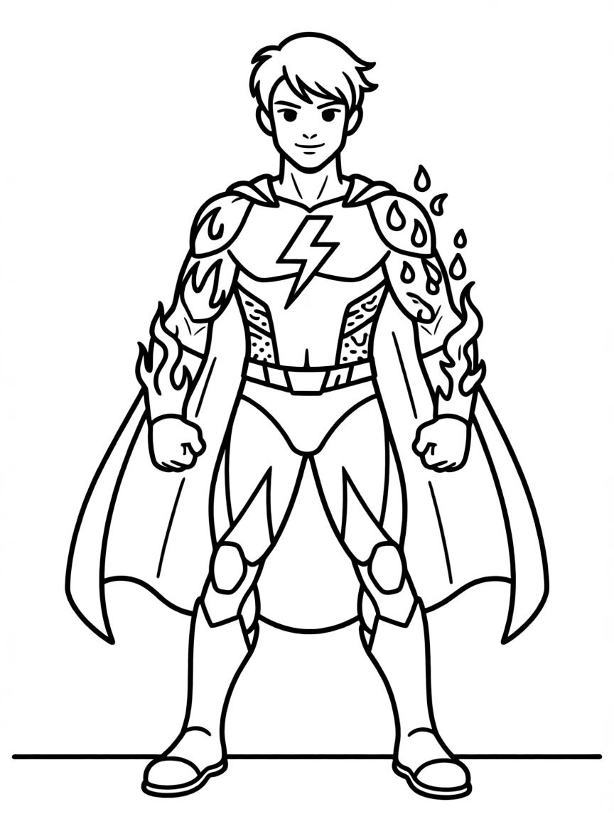 Superhero chimera with different powers per part