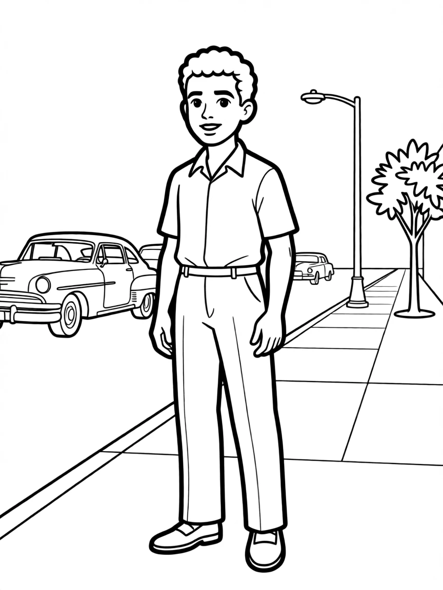 Easy Rawlins from Walter Mosley's novels in 1960s Los Angeles