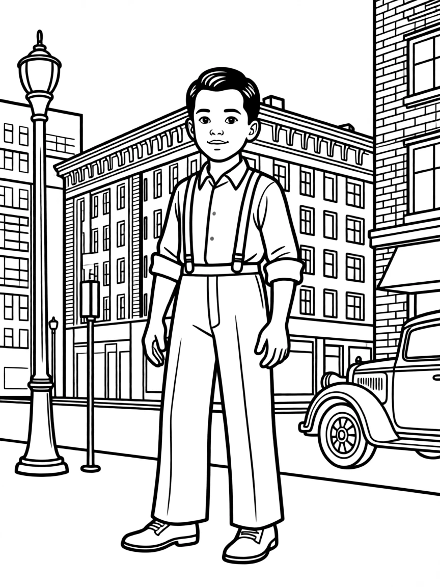 Bigger Thomas from "Native Son" in 1930s Chicago