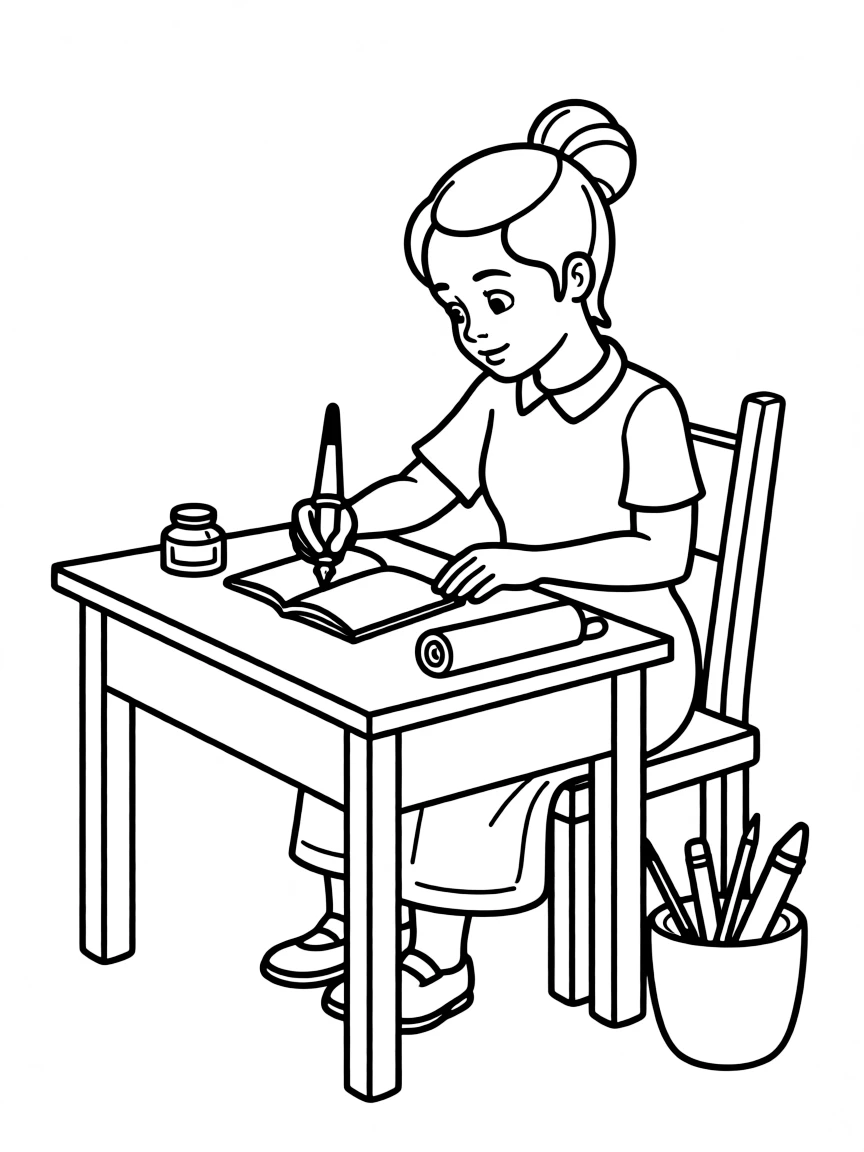 Celie from "The Color Purple" writing letters to God