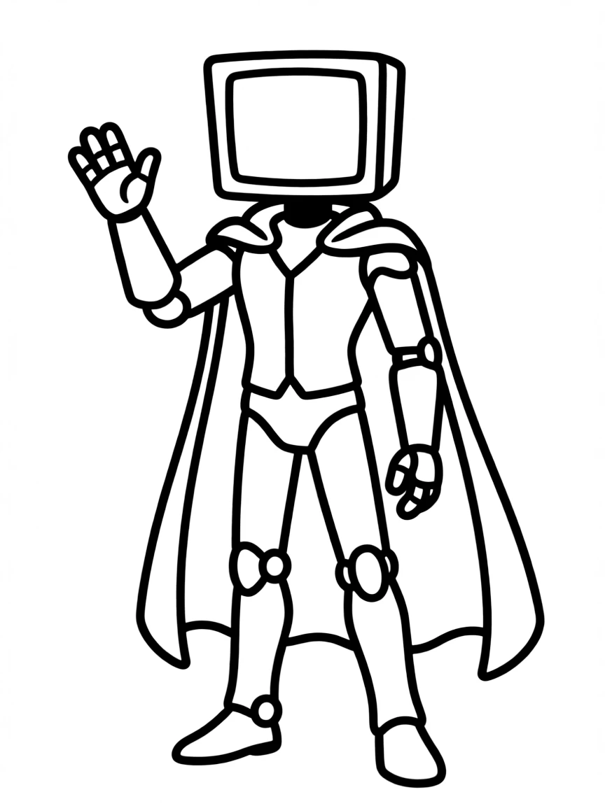 Prince Robot IV from "Saga" with his TV monitor head