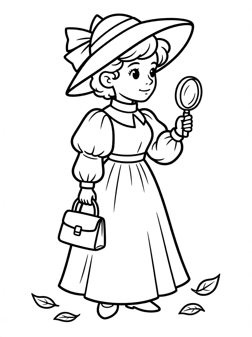 Sherlock Holmes disguised as an old woman to gather information