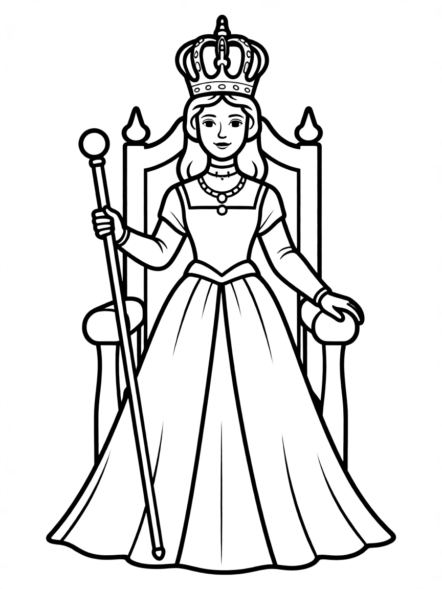 Anne Boleyn at her coronation as Queen of England