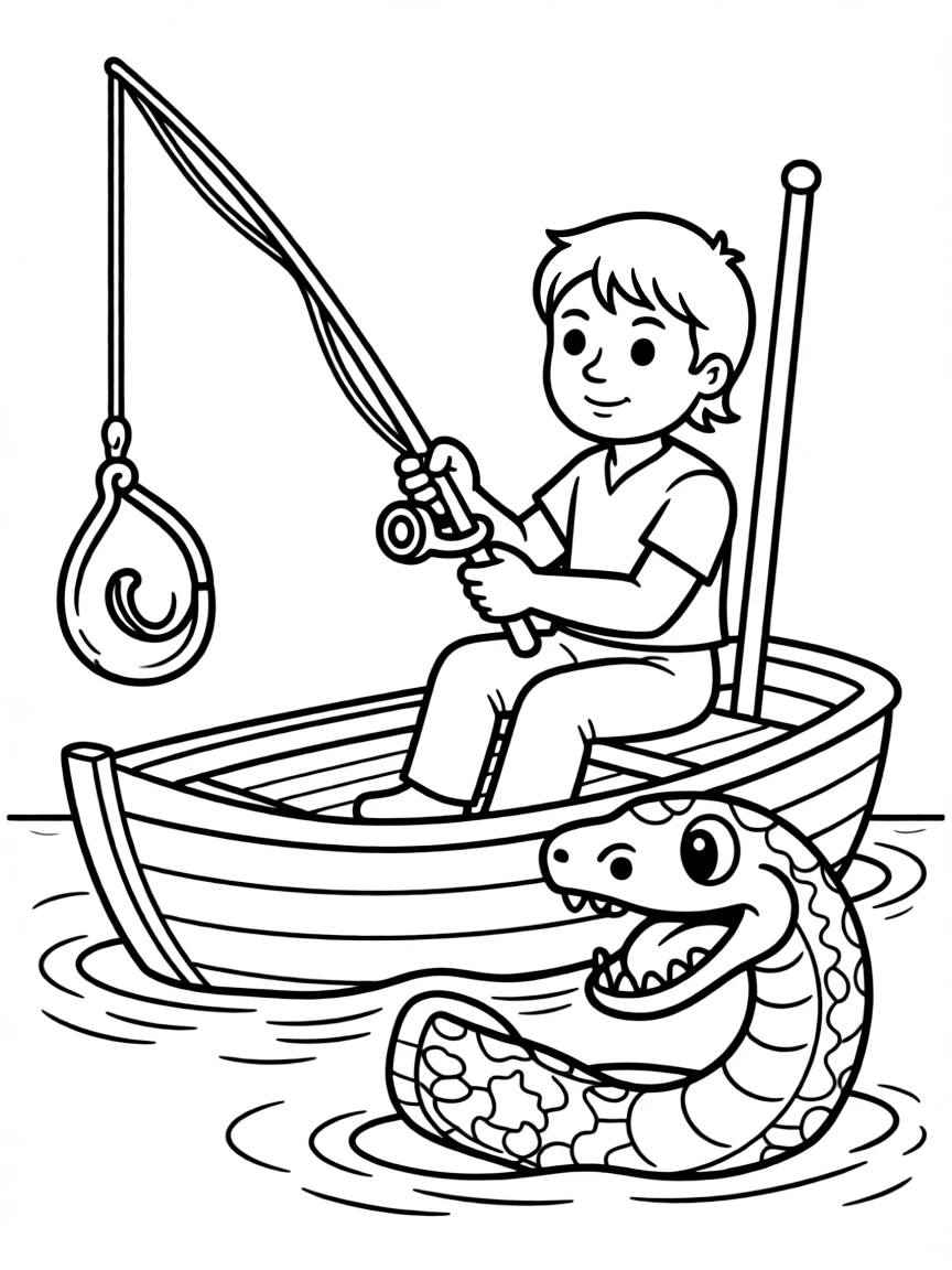 Thor fishing for Jörmungandr the World Serpent
