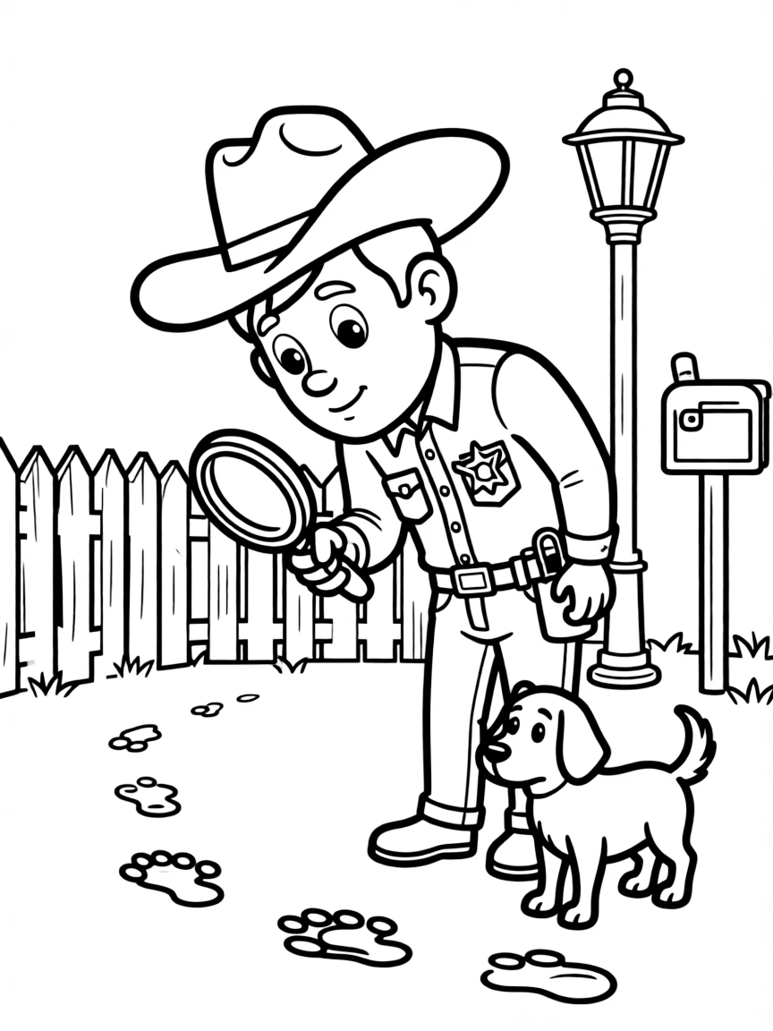 A small town sheriff investigating strange occurrences