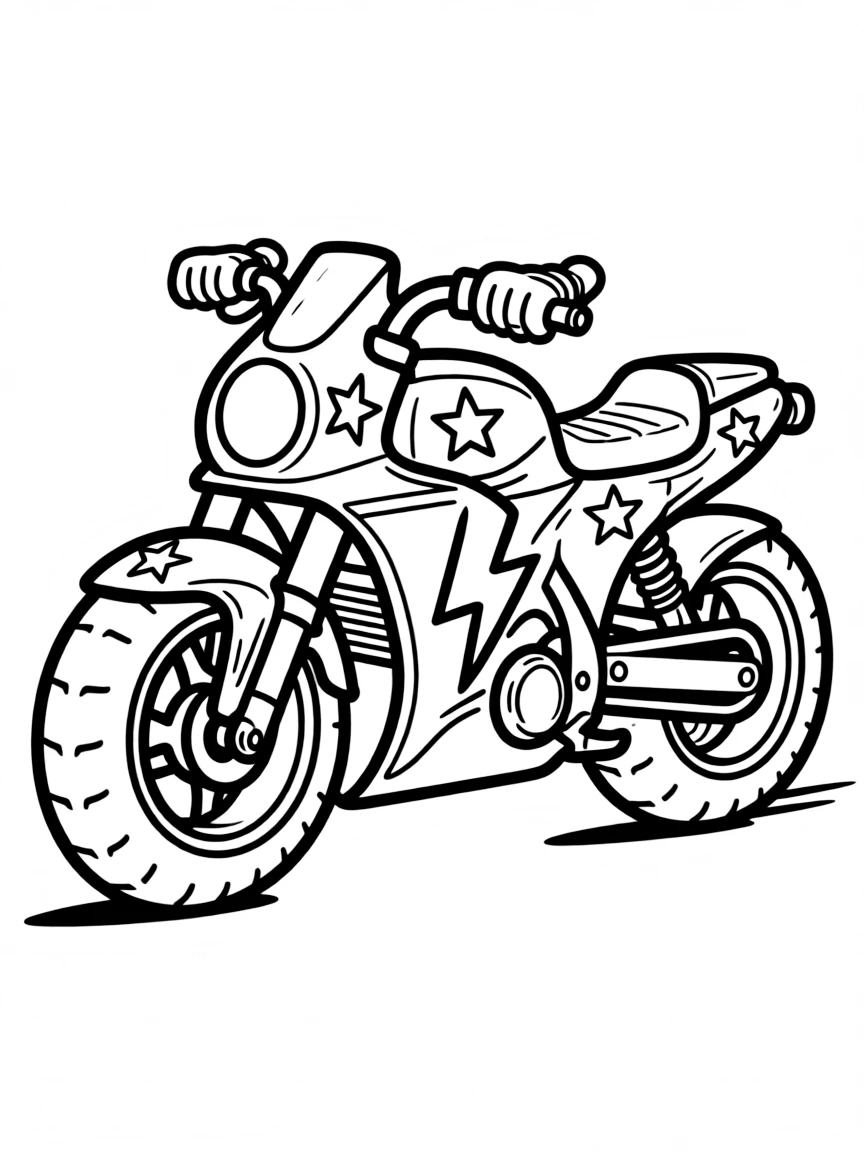A custom motorcycle with hero-themed design elements