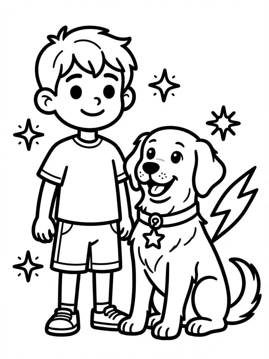 A loyal animal sidekick with special abilities