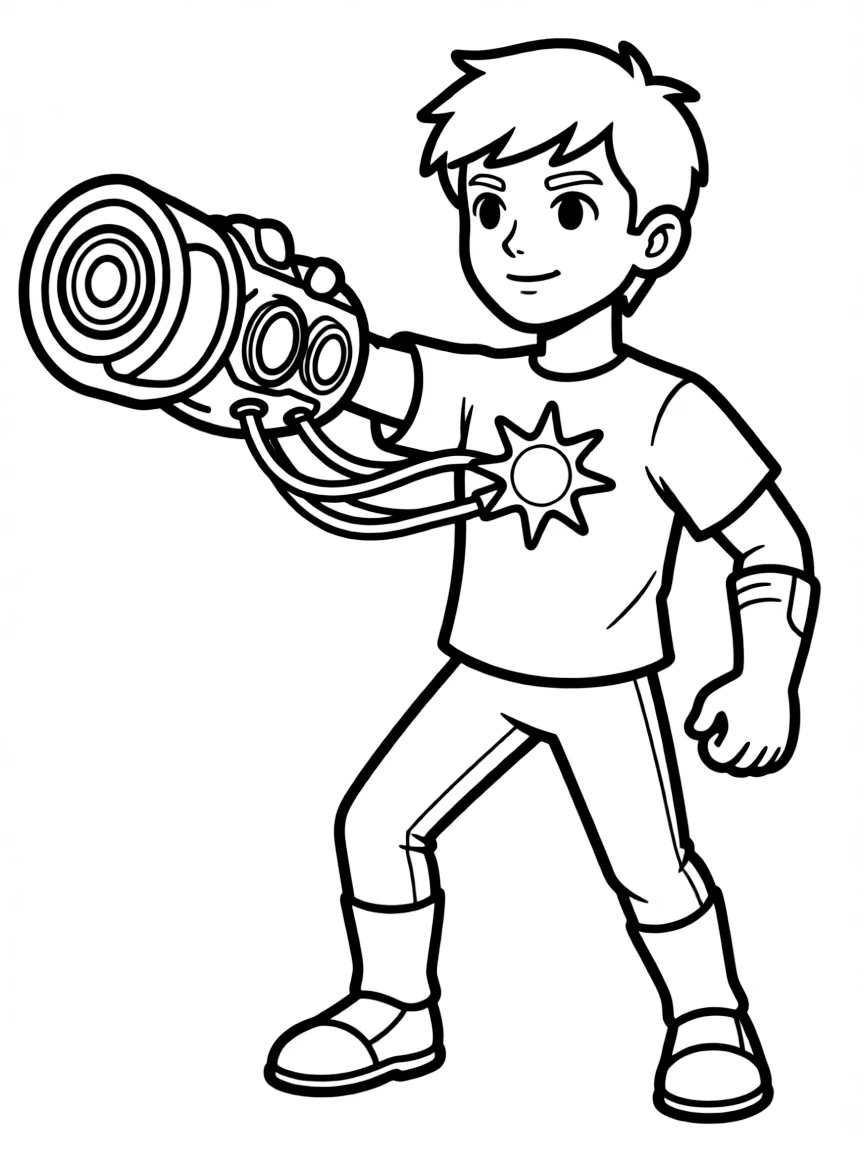 A hero's power containment or enhancement devices