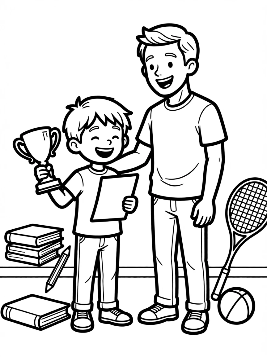 A protégé surpassing their mentor in a specific skill