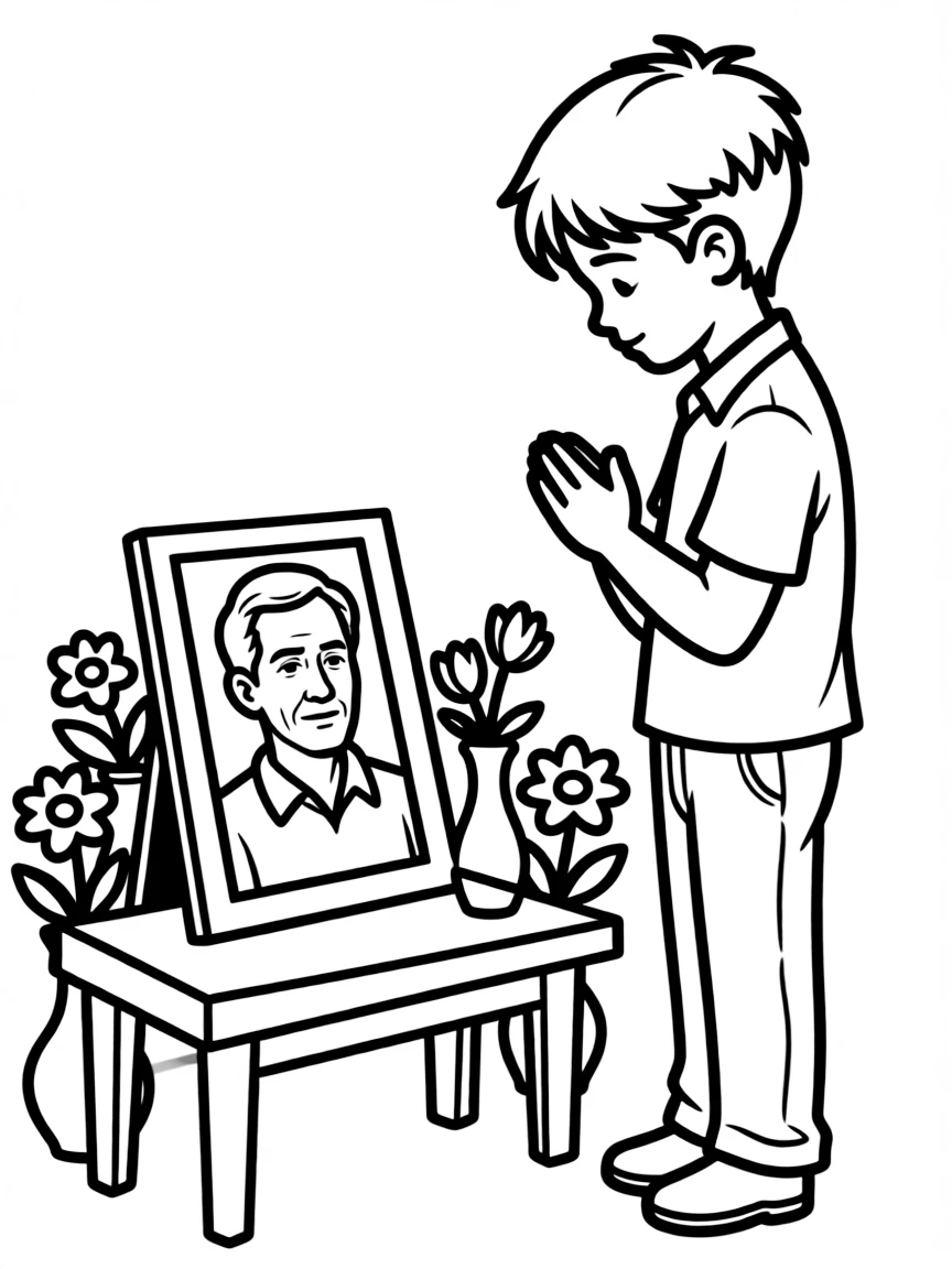 A protégé honoring their fallen mentor's legacy