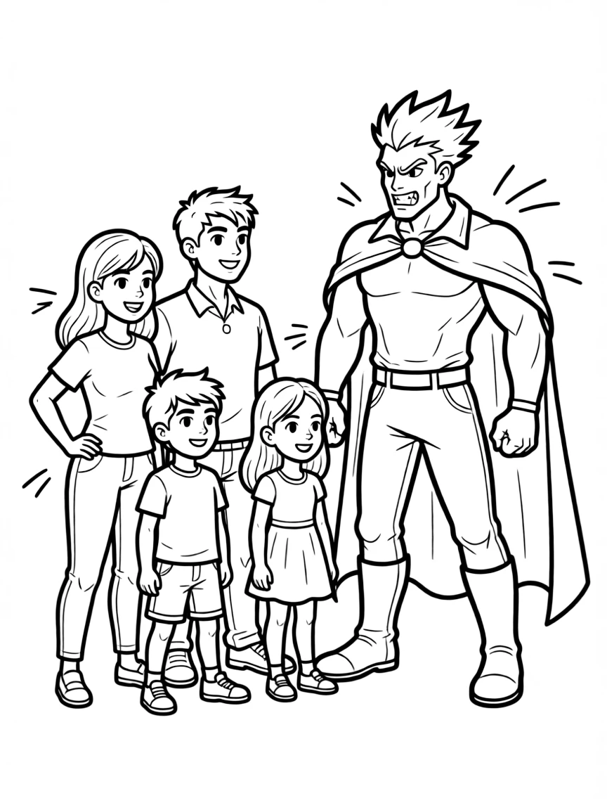 A family team-up against a powerful villain