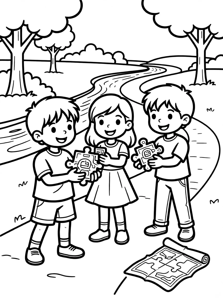 A quest to collect pieces of a scattered artifact