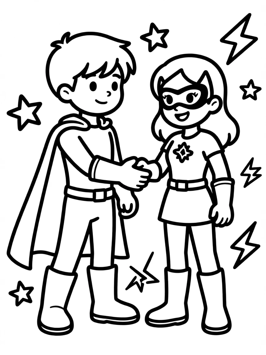 A hero and former rival becoming allies