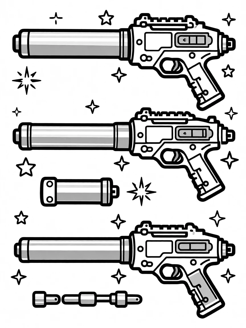 A hero's signature weapon with multiple configurations