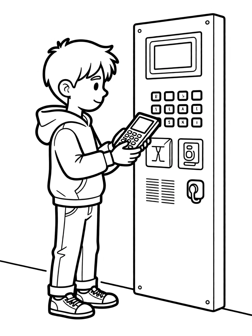 A hero testing security systems in disguise