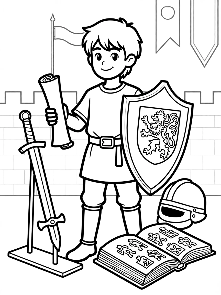 A hero preserving the history of their heroic lineage