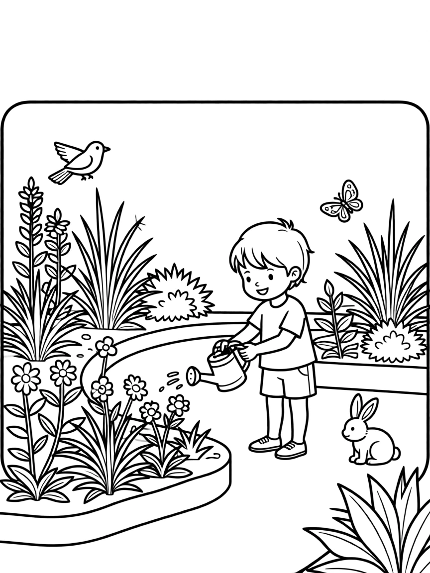 Native plants arranged in a wildlife-friendly yard