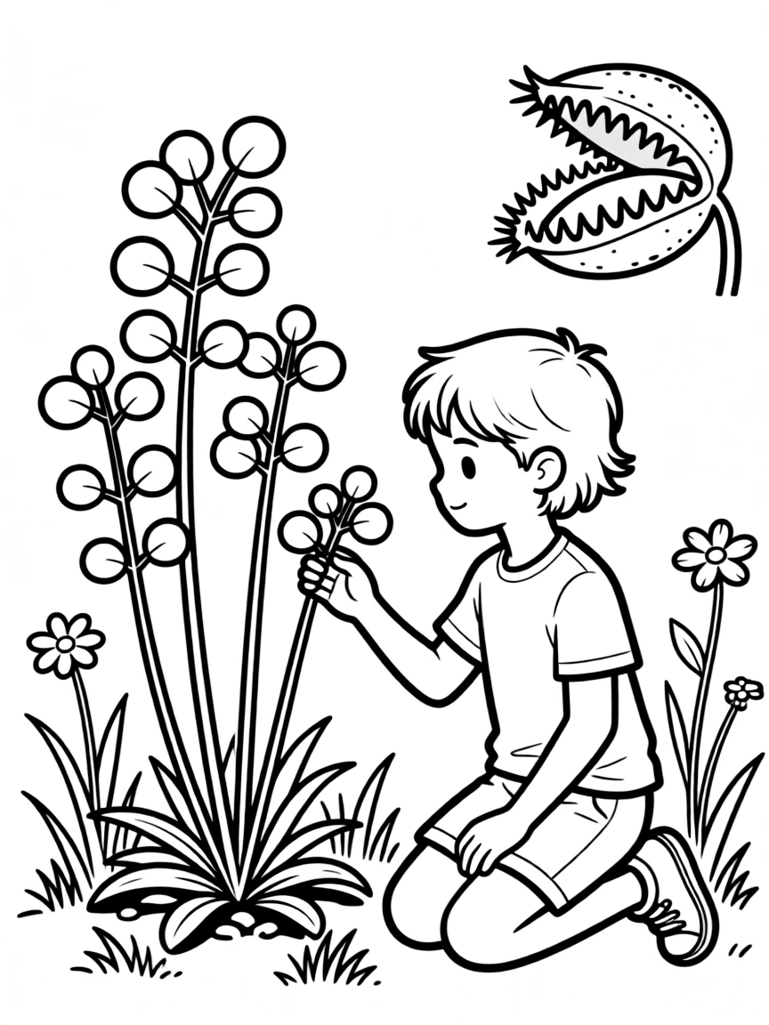 Plants that move (sensitive plant, Venus flytrap)