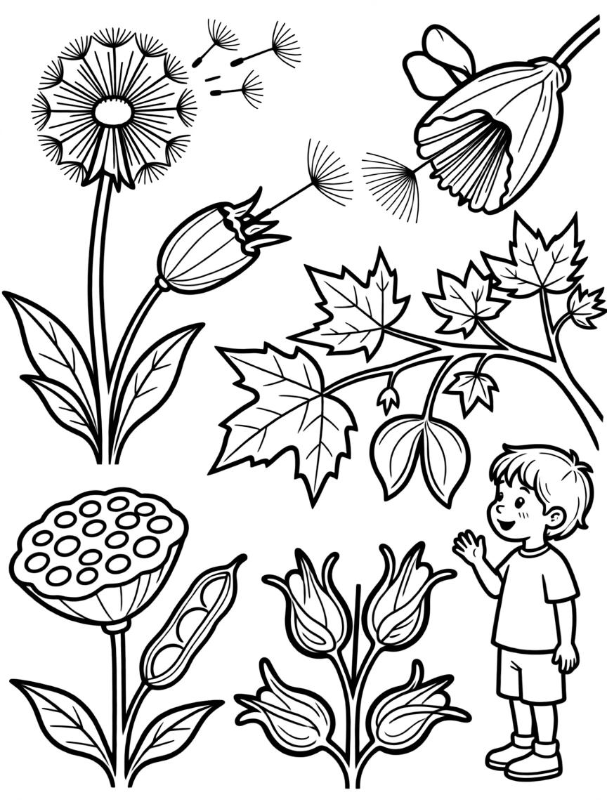 Plants with interesting seed dispersal mechanisms