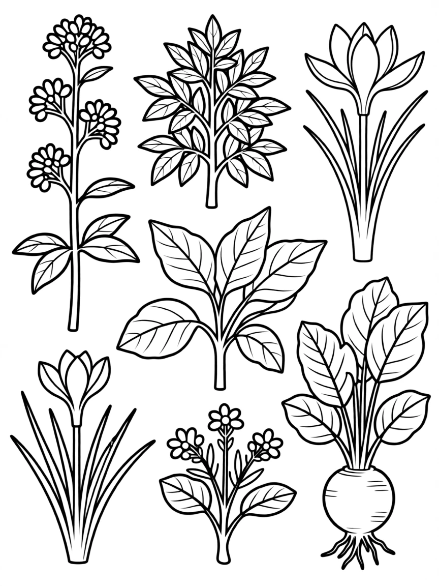 Plants that were used to make historical pigments