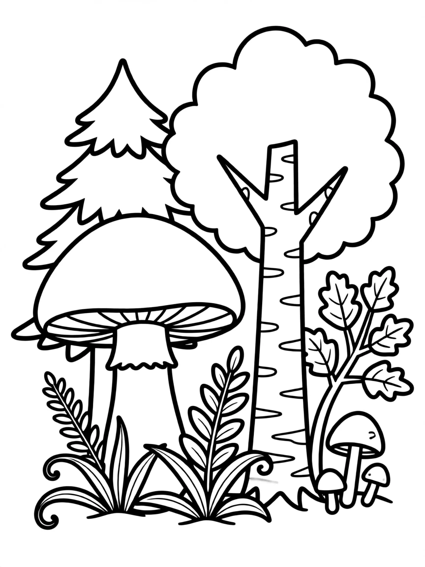 Plants that have unique relationships with fungi