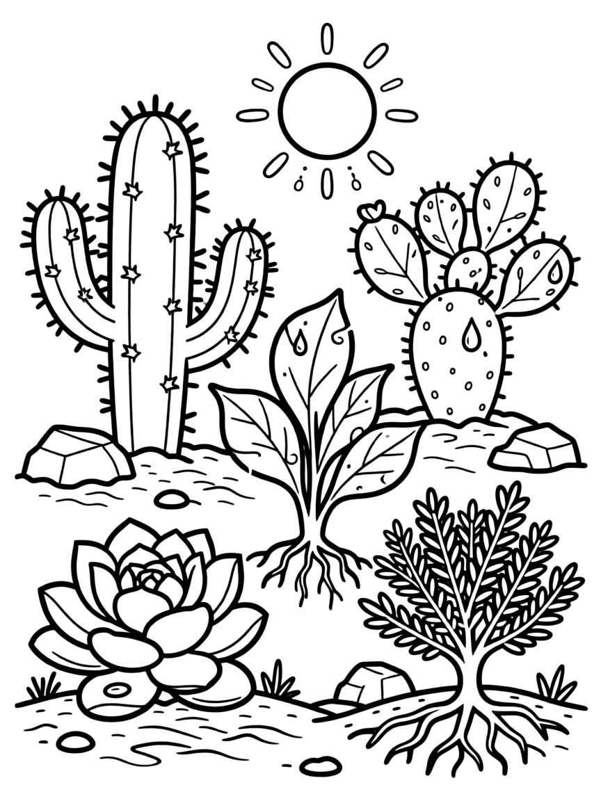 A close-up of plant strategies for drought survival