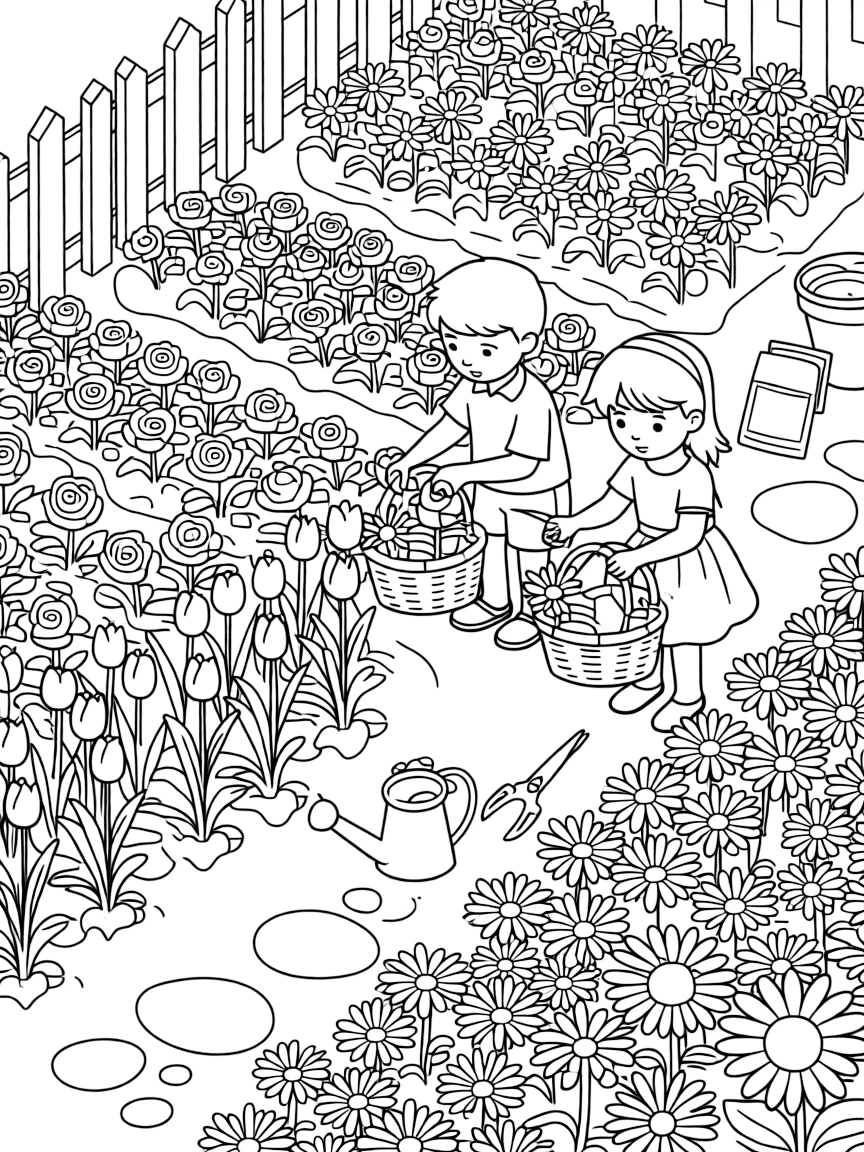 A garden designed specifically for cut flowers