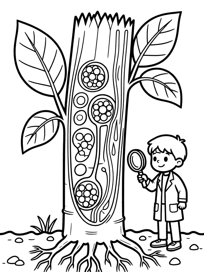 A close-up of how plants store nutrients