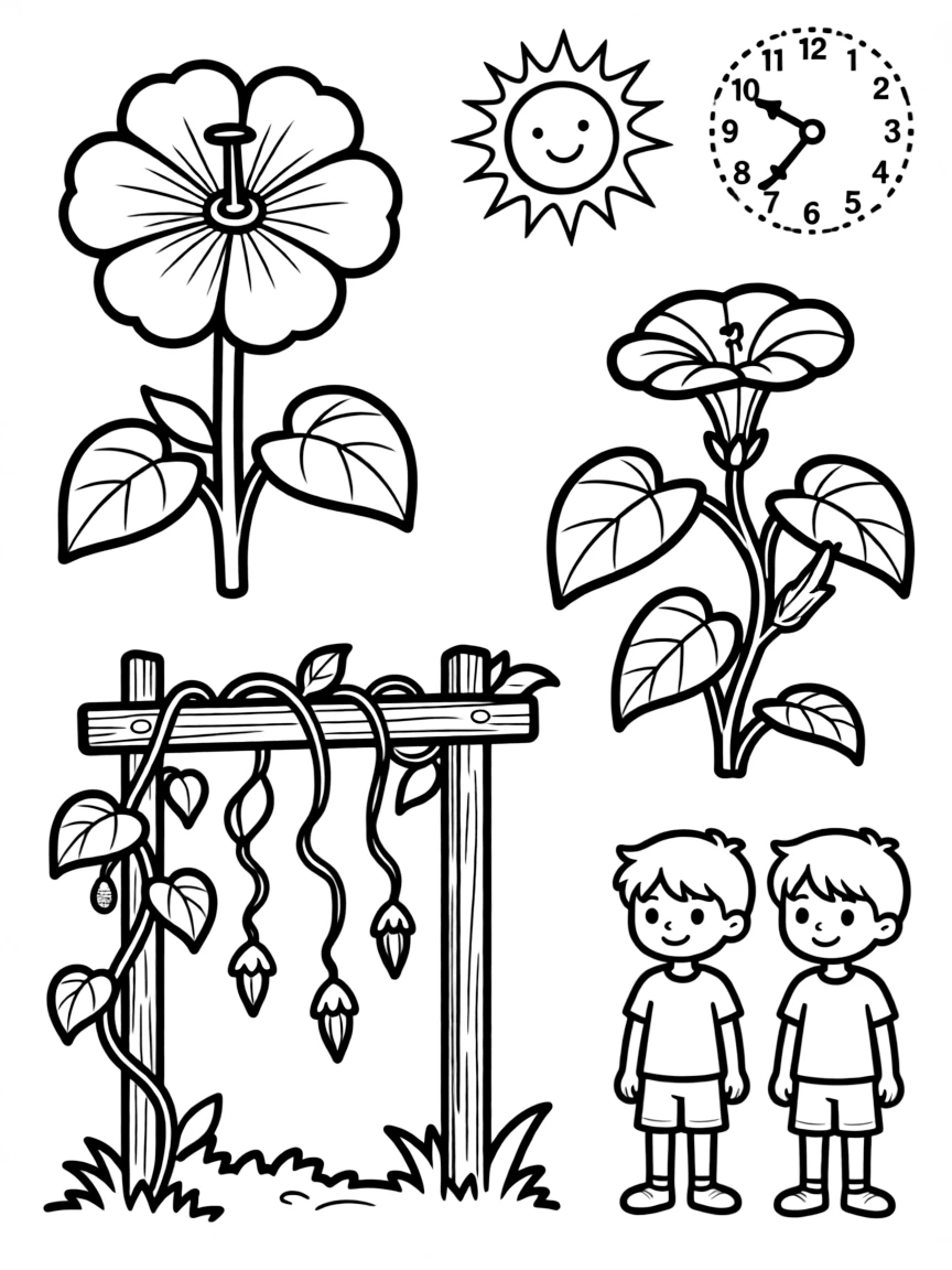 Plants that were used traditionally to tell time