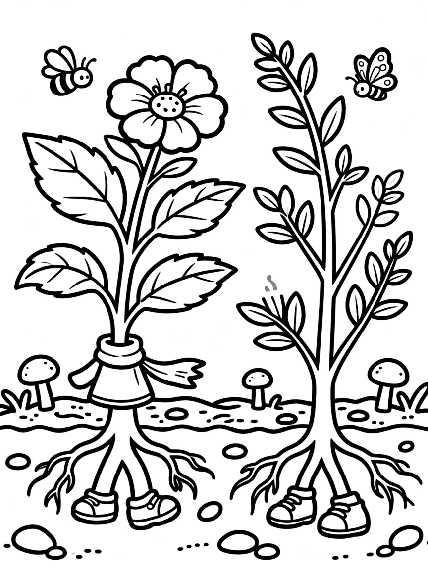 A close-up of how plants create symbiotic relationships