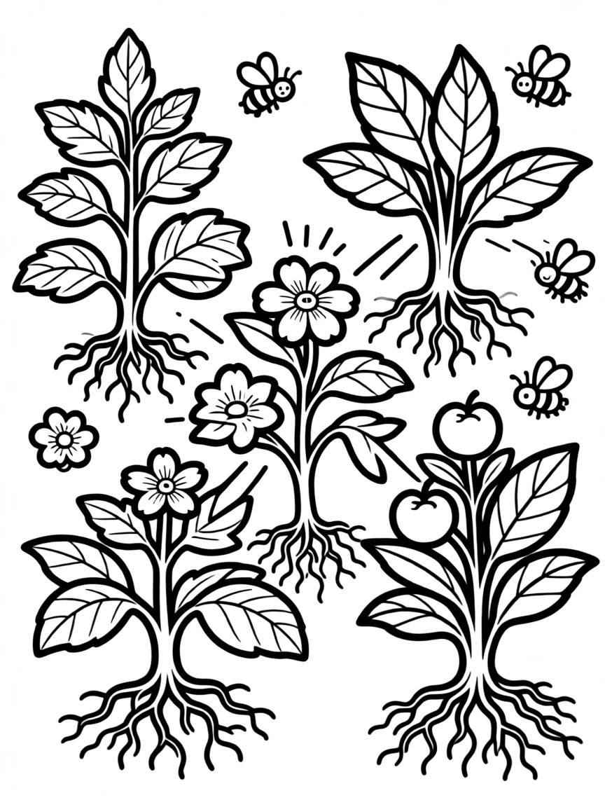 A close-up of plant communication methods
