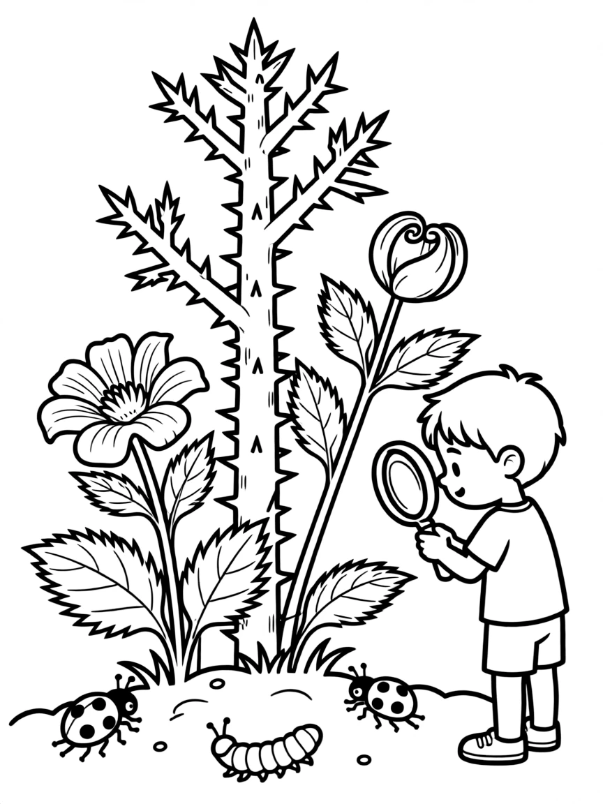 A close-up of plant strategies against predators