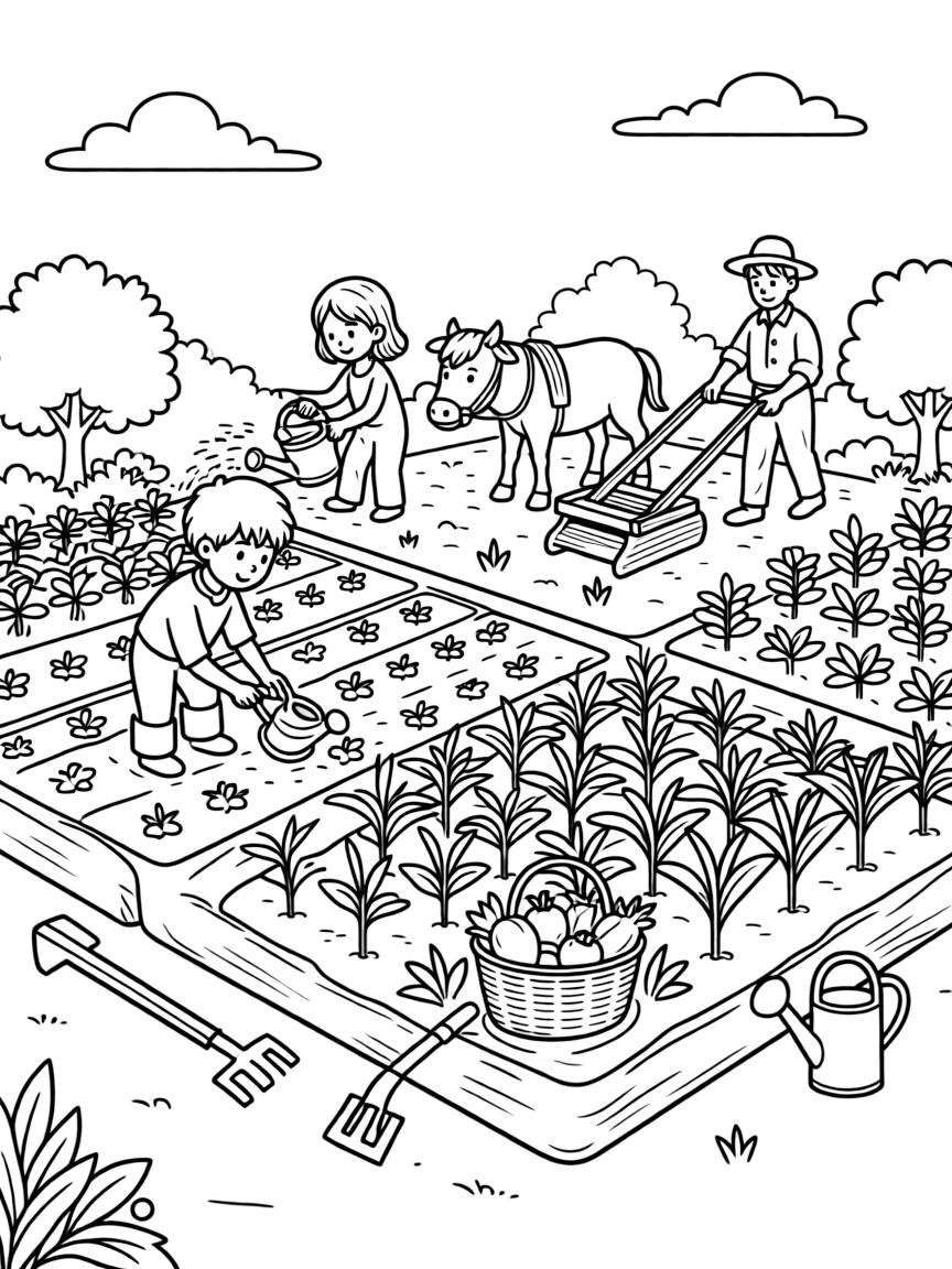 A garden that tells the history of agriculture