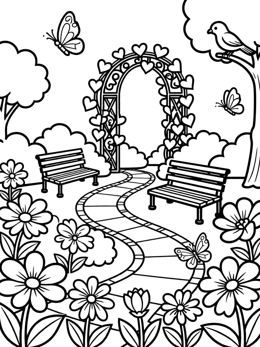 A garden inspired by famous botanical gardens