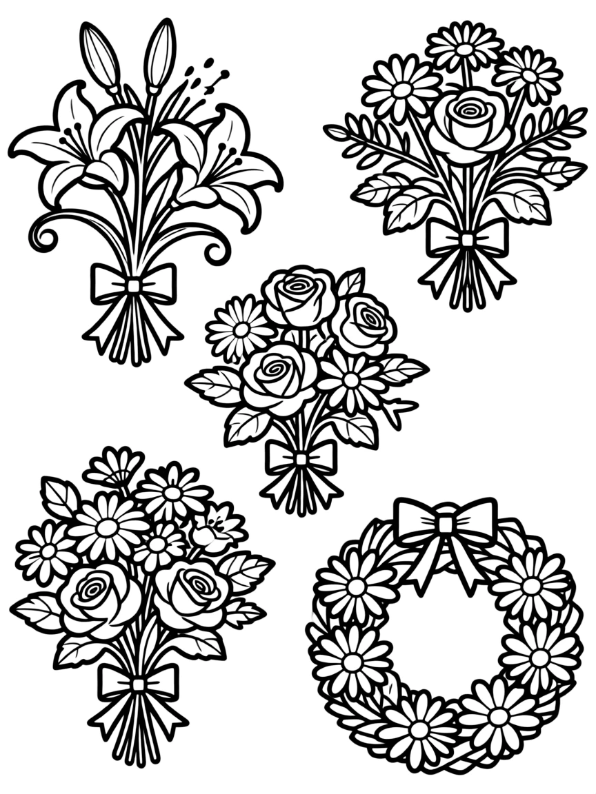A detailed illustration of plants used in celebrations
