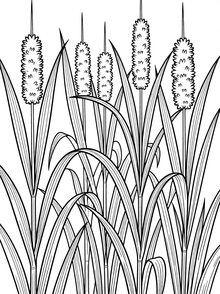 A close-up of plants used for natural building materials