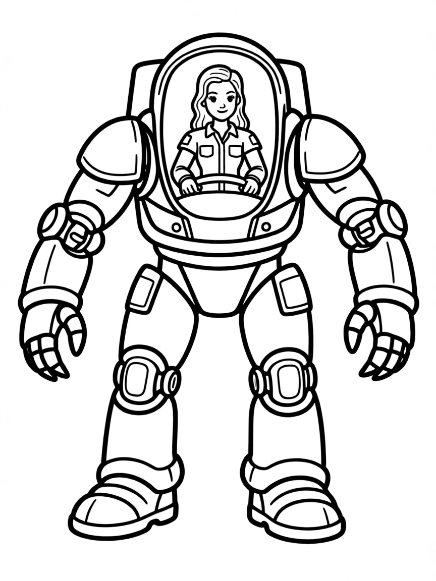 Ellen Ripley in her power loader from Aliens