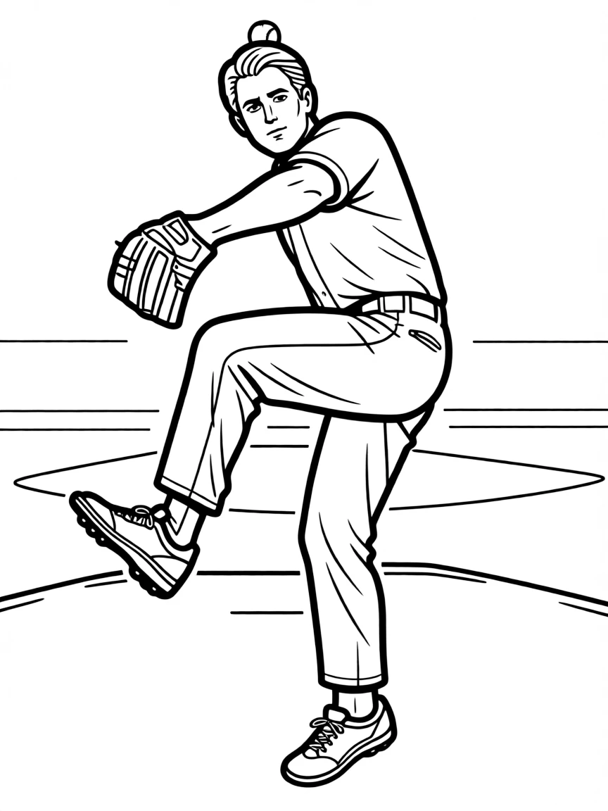 Major League's Ricky "Wild Thing" Vaughn pitching