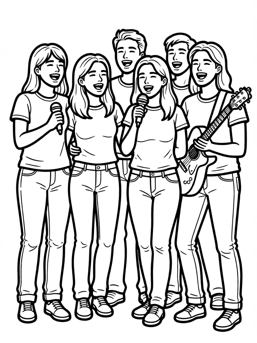 The cast of Rent performing "Seasons of Love"