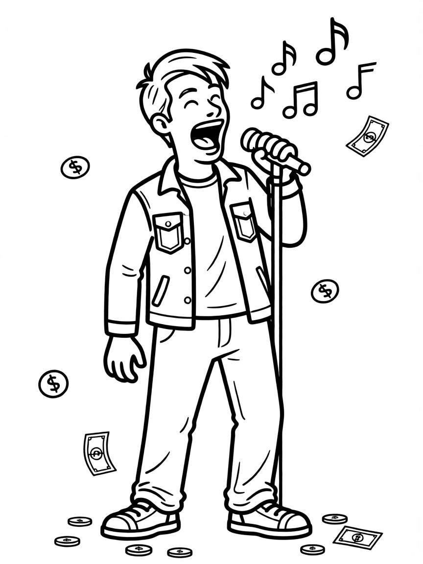 Jean-Ralphio singing about being flush with cash