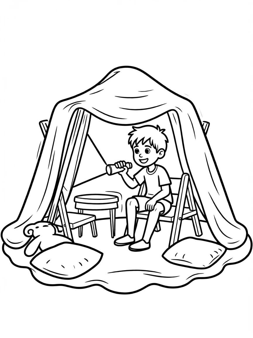 Troy Barnes with his blanket fort and childlike wonder