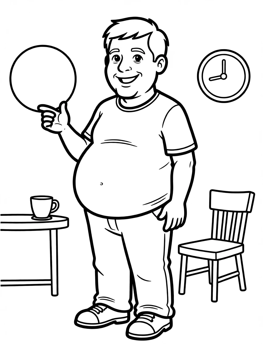 Roland Schitt with his inappropriate timing and belly
