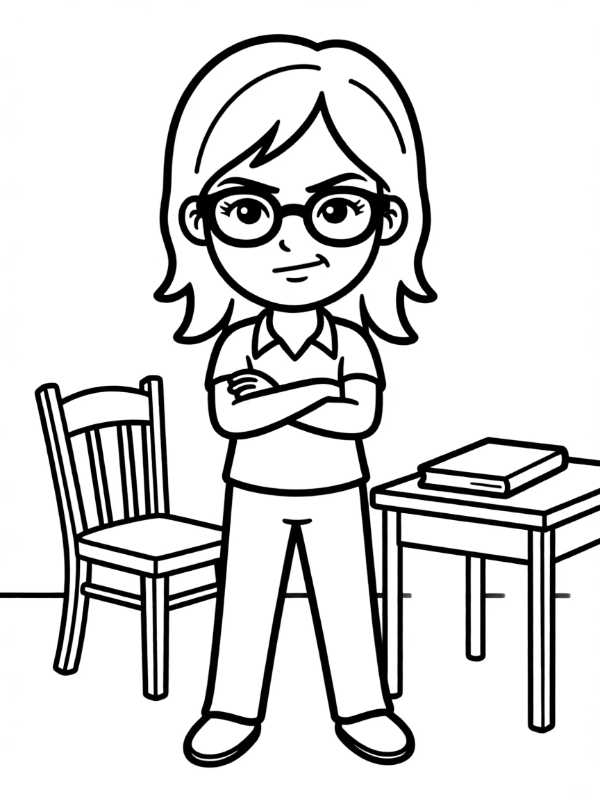 Gerri Kellman with her glasses and no-nonsense attitude