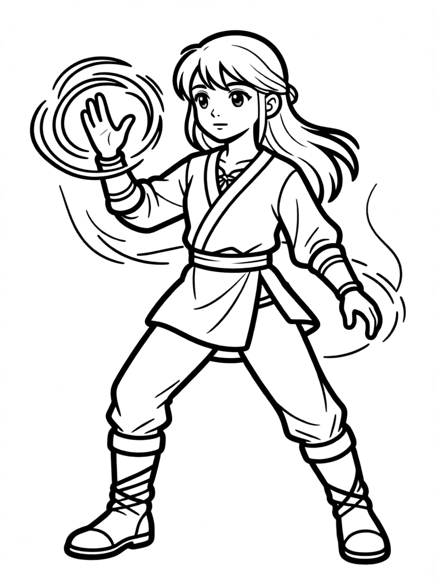 Ciri training with her elder blood powers manifesting