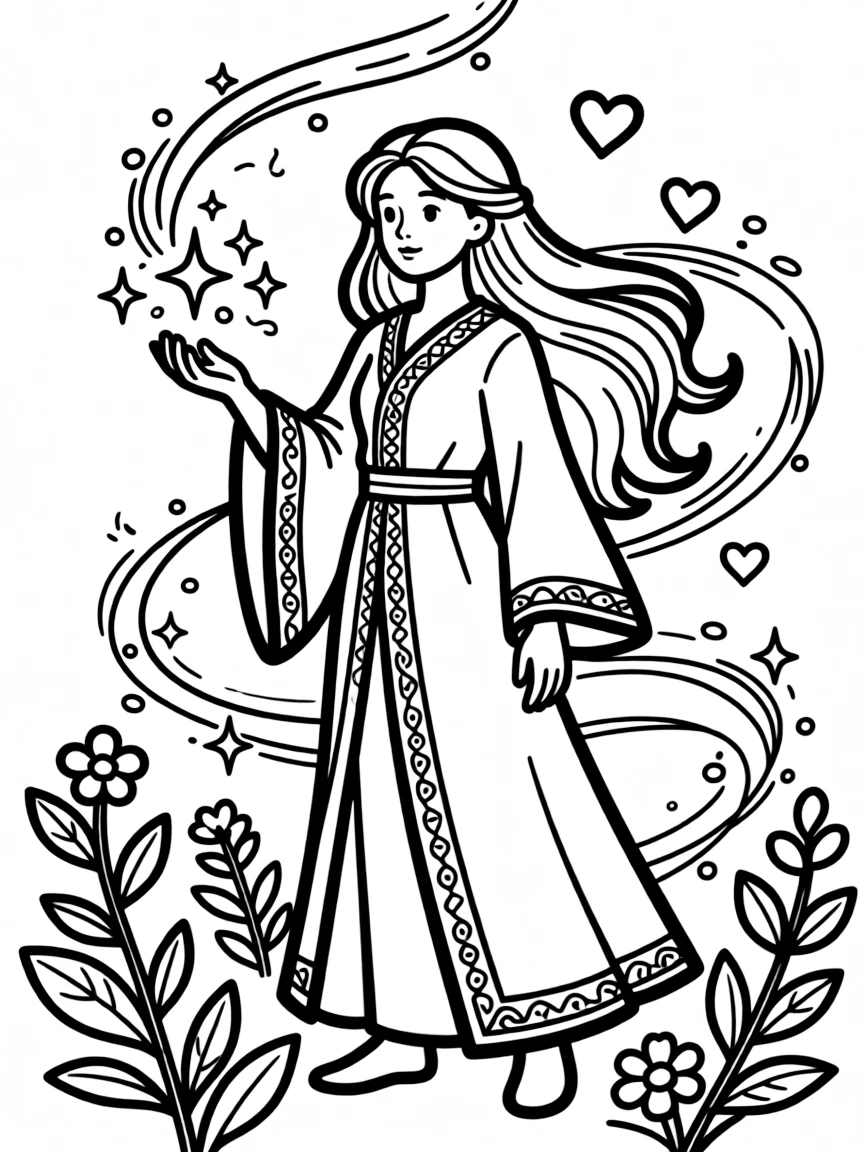 Triss Merigold with her chestnut hair and healing magic