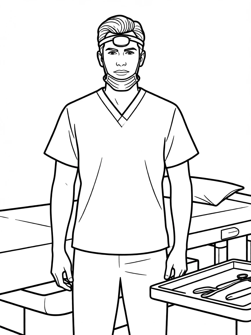 Derek "McDreamy" Shepherd with perfect hair in surgery